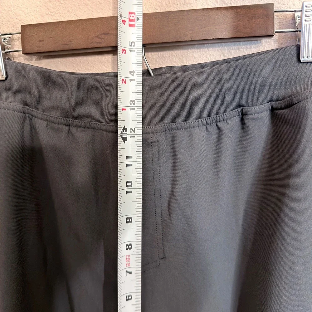 Legends Mens XXL Gray Aviator Jogger Tapered Performance Pants Zipper Pockets